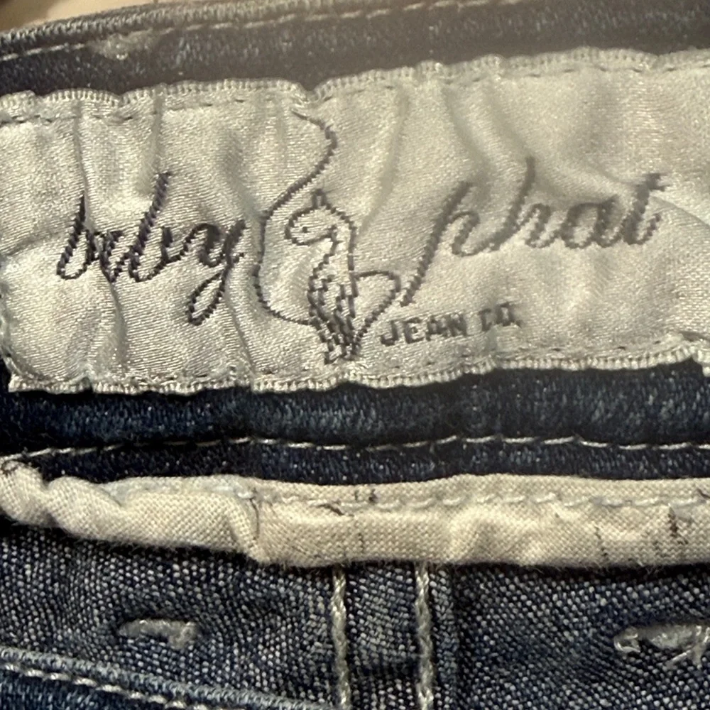 Baby Phat Dark Wide Leg Blue Jeans, Size 13, NWOT, MAKE AN OFFER!!! - Picture 2 of 11